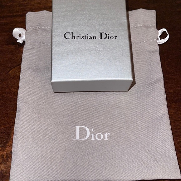 Christian Dior CD Drop Pendant Necklace - Picture 8 of 10